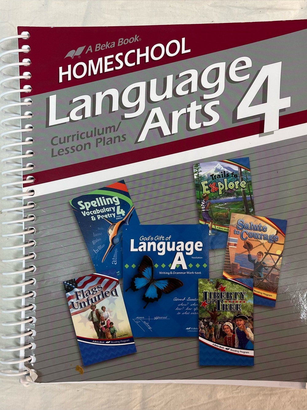 A Beka HomeSchool Language Arts 4 Curriculum Lesson Plans Grade 4 Abeka